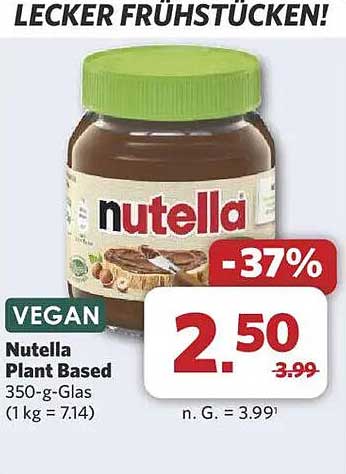Nutella Plant Based 350-g-Glas - Vegan