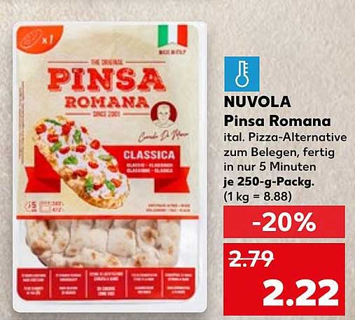 NUVOLA Pinsa Romana - ital. Pizza-Alternative zum Belegen