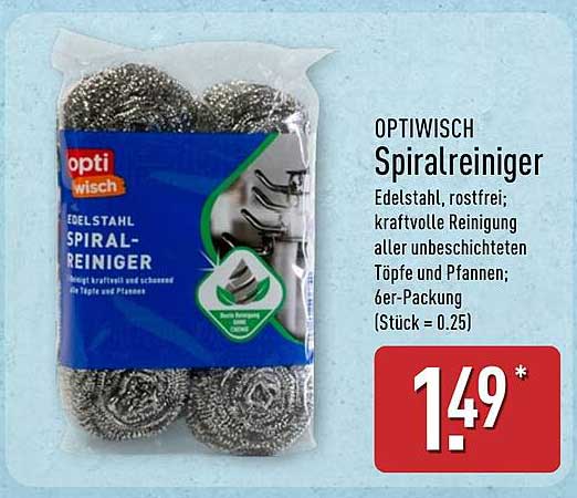 OptiWisch Spiralschmutzreiniger 6er-Pack