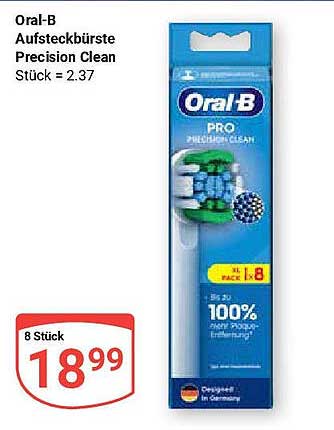 Oral-B Aufsteckbürste Precision Clean