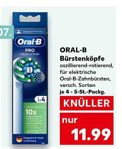 ORAL-B Bürstenköpfe oszillierend-rotierend, für elektrische Oral-B-Zahnbürsten