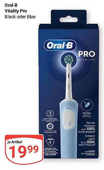 Oral-B Vitality Pro elektrische Zahnbürste (Black oder Blue)
