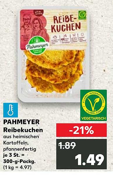 PAHMEYER Reibekuchen aus heimischen Kartoffeln