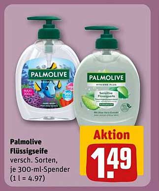 Palmolive Flüssigseife versch. Sorten, je 300-ml-Spender
