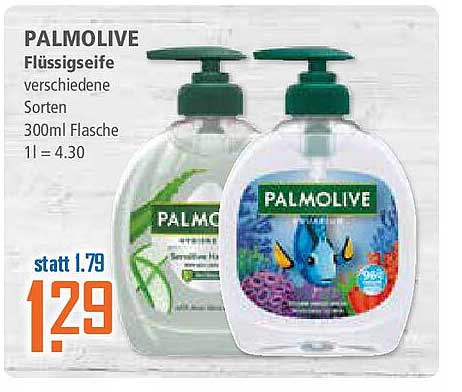 PALMOLIVE Flüssigseife verschiedene Sorten 300ml