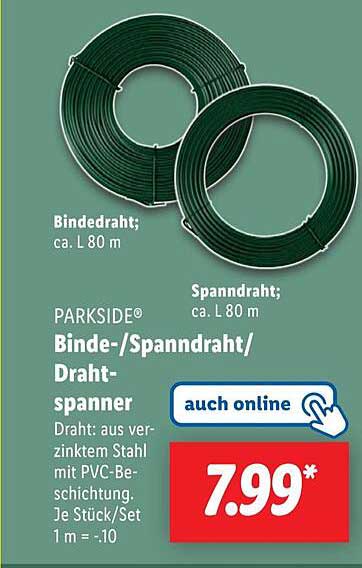 PARKSIDE® Binde-/Spanndraht/Drahtspanner