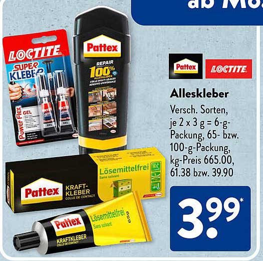 Pattex Alleskleber - Vielseitig einsetzbar für alle DIY-Projekte