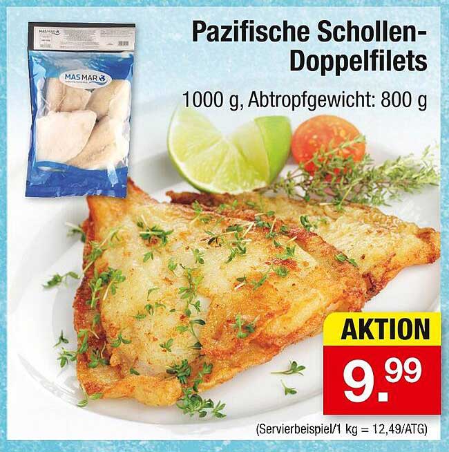 Pazifische Schollen-Doppelfilets - frisch und köstlich