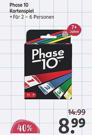 Phase 10 Kartenspiel - Für 2 - 6 Personen