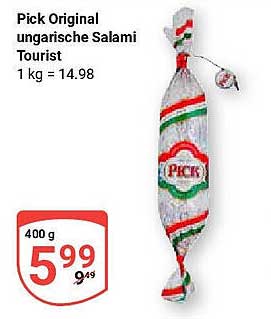 Pick Original ungarische Salami Tourist