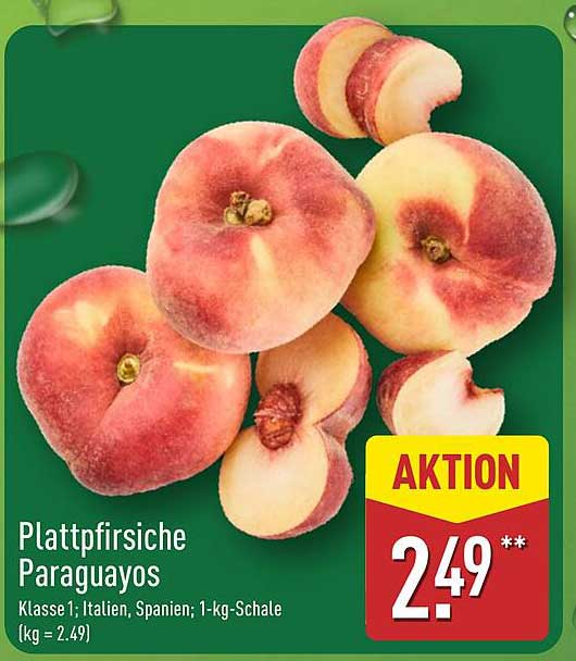 Plattpfirsiche Paraguayos