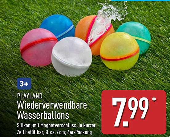 PLAYLAND Wiederverwendbare Wasserballons
