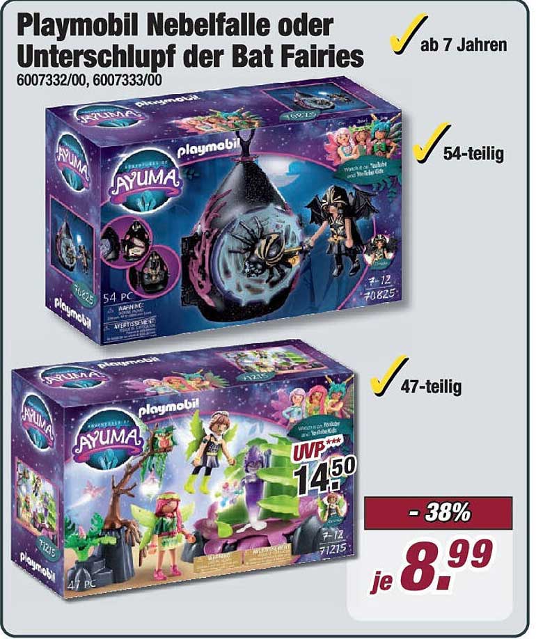 Playmobil Nebelfalle oder Unterschlupf der Bat Fairies