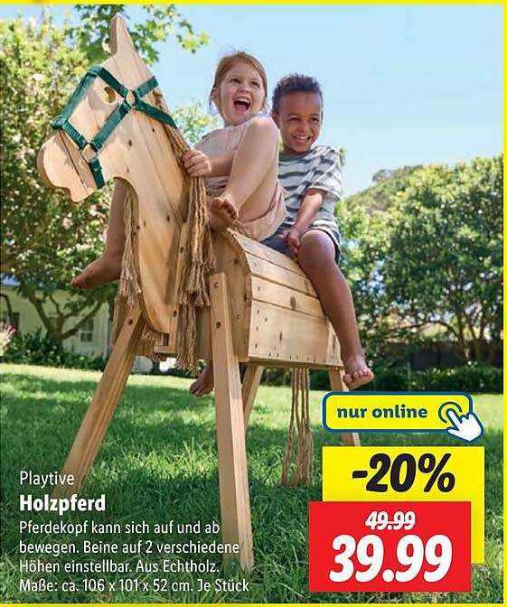 Playtive Holzpferd
