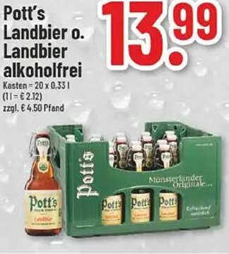 Pott's Landbier o. Landbier alkoholfrei
