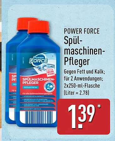 POWER FORCE Spülmaschinen-Pfleger