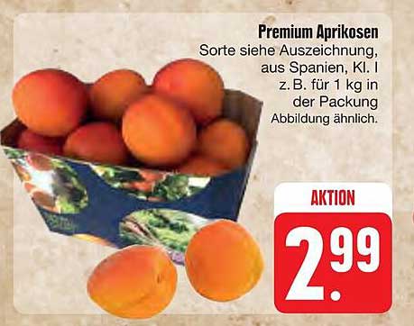 Premium Aprikosen - 1 kg für nur 2,99 €!