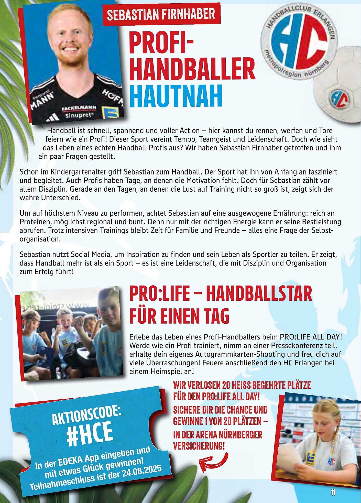 PRO: LIFE – Handballstar für einen Tag.