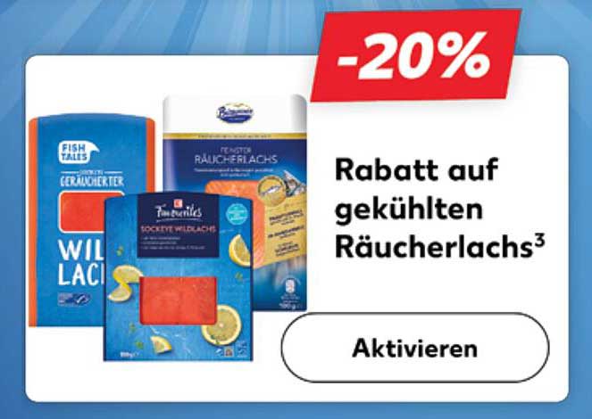 Rabatt auf gekühlten RäucherLachs