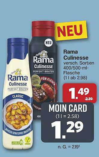 Rama Culinesse - Perfekt Braten für jeden Anlass