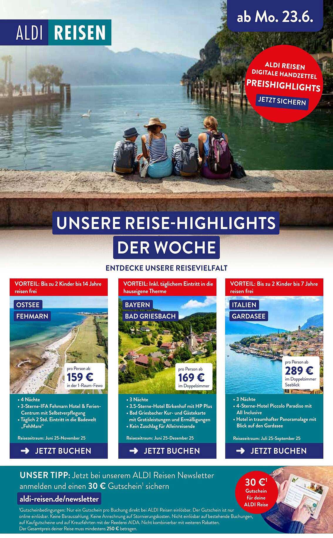 Reise-Highlights der Woche: Ostsee, Bayern und Italien