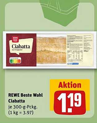 REWE Beste Wahl Ciabatta 300 g