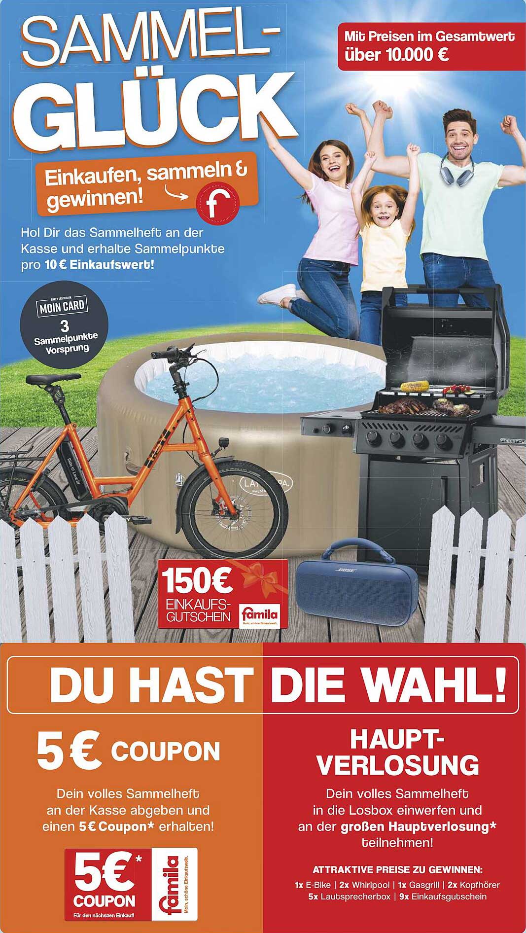 Sammel-Glück: Einkaufen, sammeln & gewinnen!