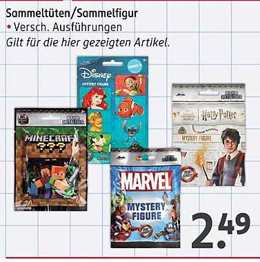 Sammeltüten/Sammelfigur - Versch. Ausführungen