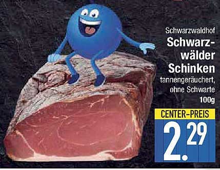 Schwarzwaldhof Schwarzwälder Schinken tannen-geräuchert, ohne Schwarte 100g