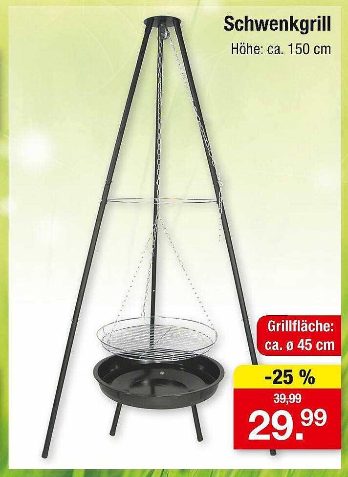 Schwenkgrill - Höhe: ca. 150 cm