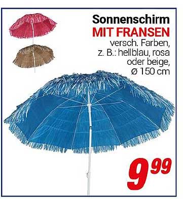 Sonnenschirm MIT FRANSEN