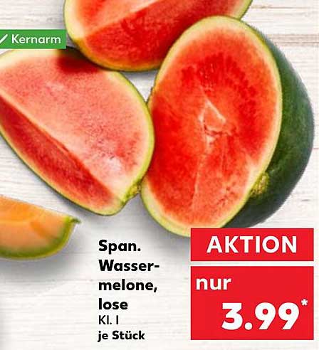 Spanische Wassermelone, lose - Kl. I, je Stück