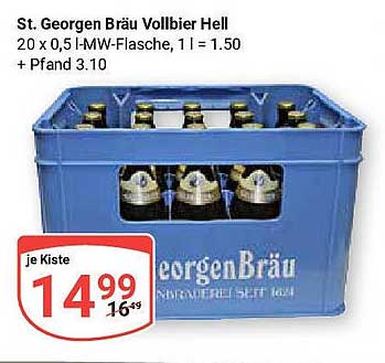 St. Georgen Bräu Vollbier Hell