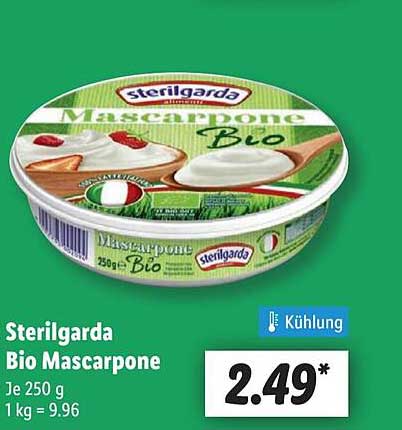 Sterilgarda Bio Mascarpone 250 g