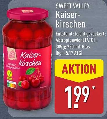 Sweet Valley Kaiser-Kirschen 720 ml