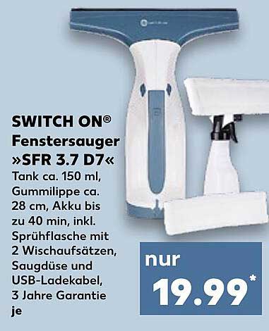 SWITCH ON® Fenstersauger »SFR 3.7 D7«