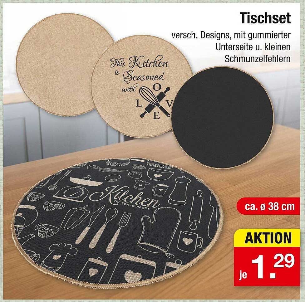Tischset - Verschiedene Designs für jeden Geschmack