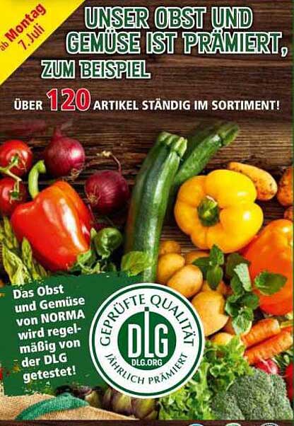 UNSER OBST UND GEMÜSE IST PRÄMIERT