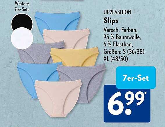 UP2FASHION Slips 7er-Set