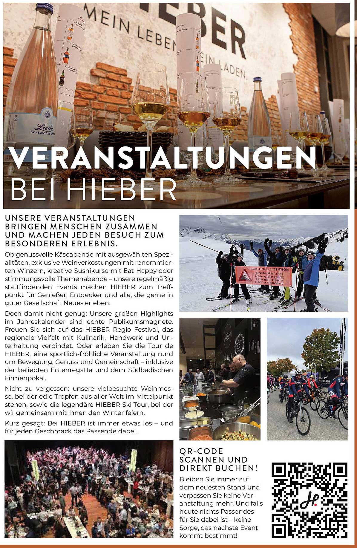 Veranstaltungen bei HIEBER
