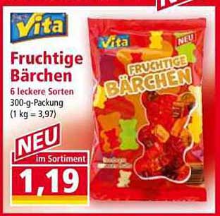 Vita Fruchtige Bärchen 300-g-Packung
