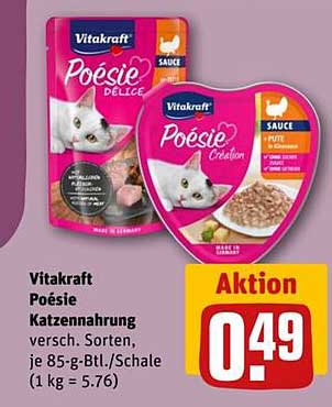 Vitakraft Poésie Katzennahrung in verschiedenen Sorten