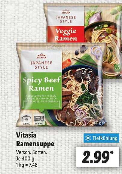 Vitasia Ramensuppe - Spicy Beef Ramen