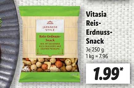 Vitasia Reis-Erdnuss-Snack