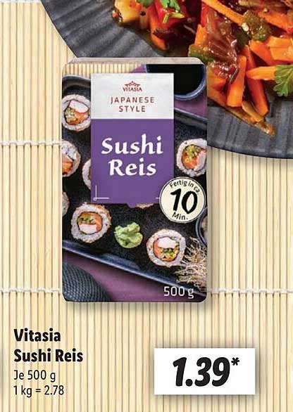 Vitasia Sushi Reis 500 g