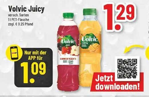 Volvic Juicy – Erfrischung in verschiedenen Sorten