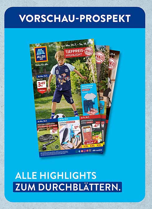 Vorschau-Prospekt Aldi Süd vom 14.7. bis 19.7.
