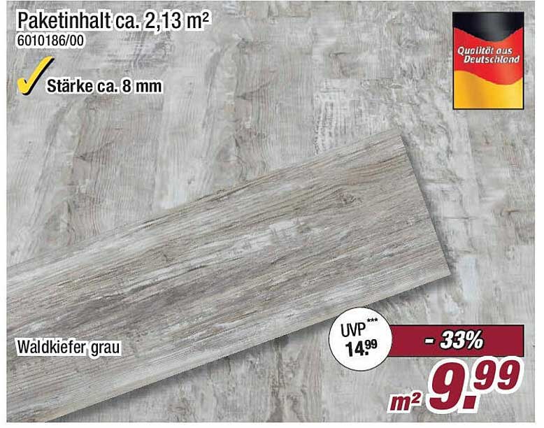 Waldkiefer grau - Laminatpaket für Ihr Zuhause