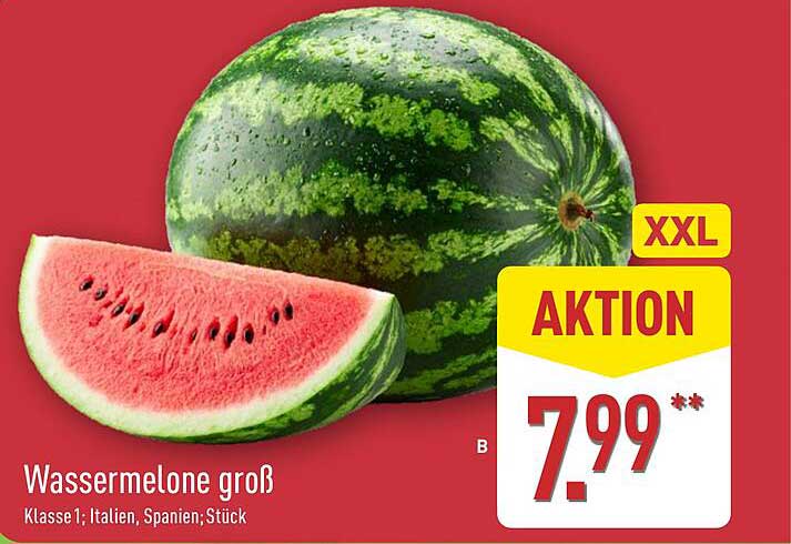 Wassermelone groß