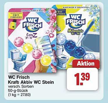 WC Frisch Kraft Aktiv WC Stein, verschiedene Sorten